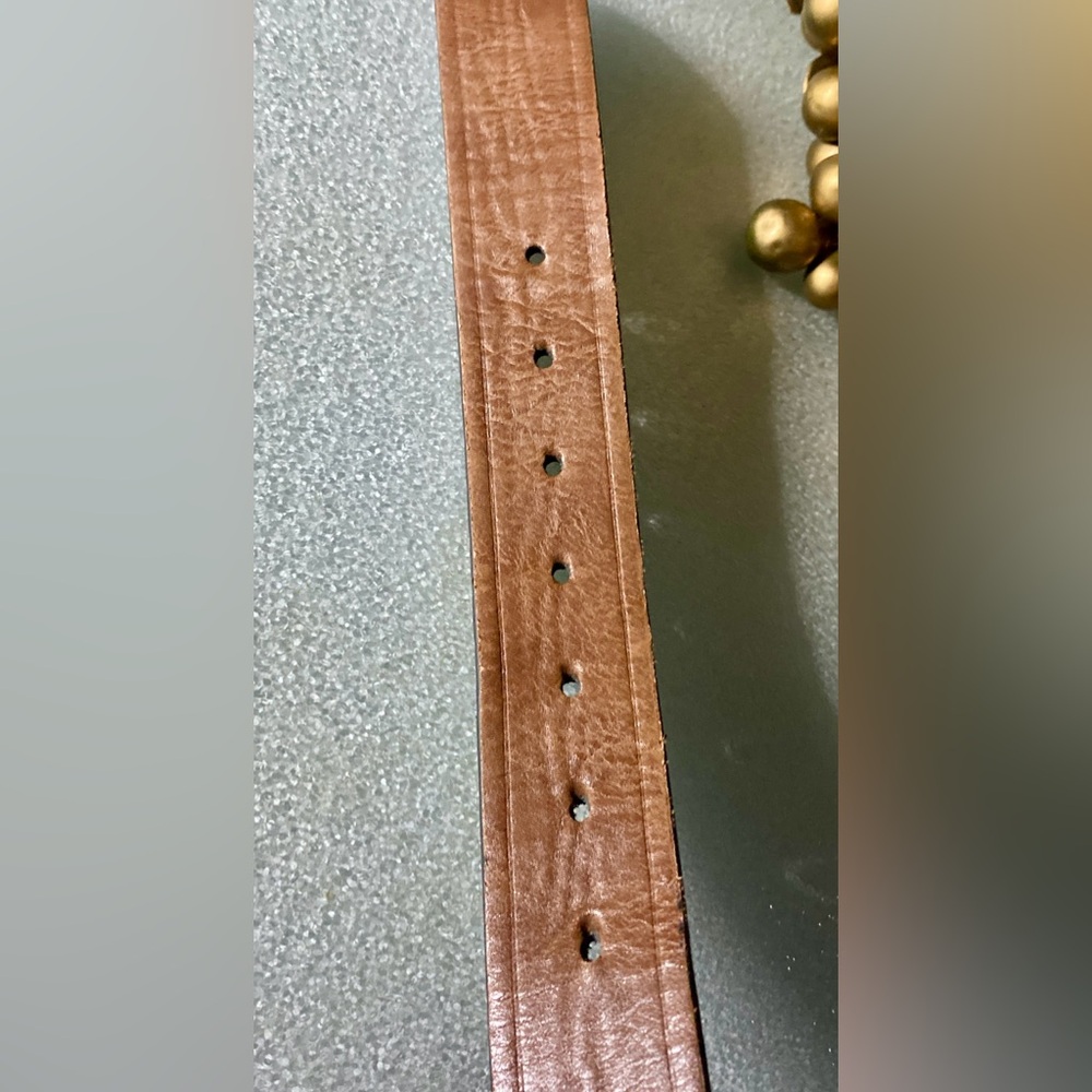 Dickies Men’s brown leather Belt  double- sided - Picture 10 of 16
